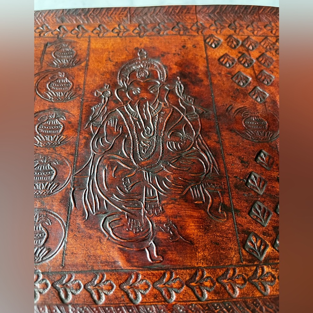 Leather album/journal